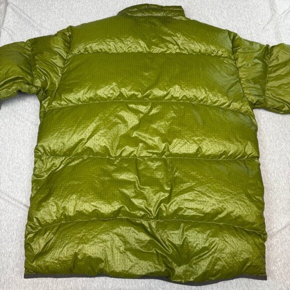 Columbia Titanium 700 Down Reversible Puffer Green Brown Jacket Men's Size L - Picture 5 of 16